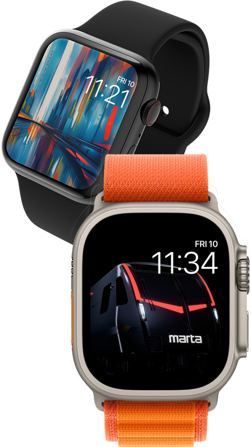 Free MARTA Watchfaces for AppleWatch and WearOS